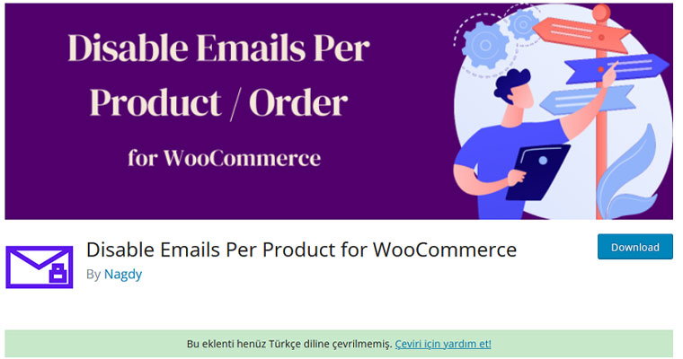 Disable Emails Per Product for WooCommerce