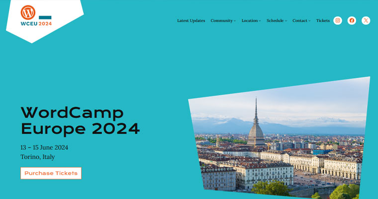 Yeni WordCamp Etkinliği Haziran 2024'de İtalya'da